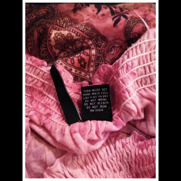 NEW DIRECTIONS off-shoulder top with bling - Picture 6 of 6